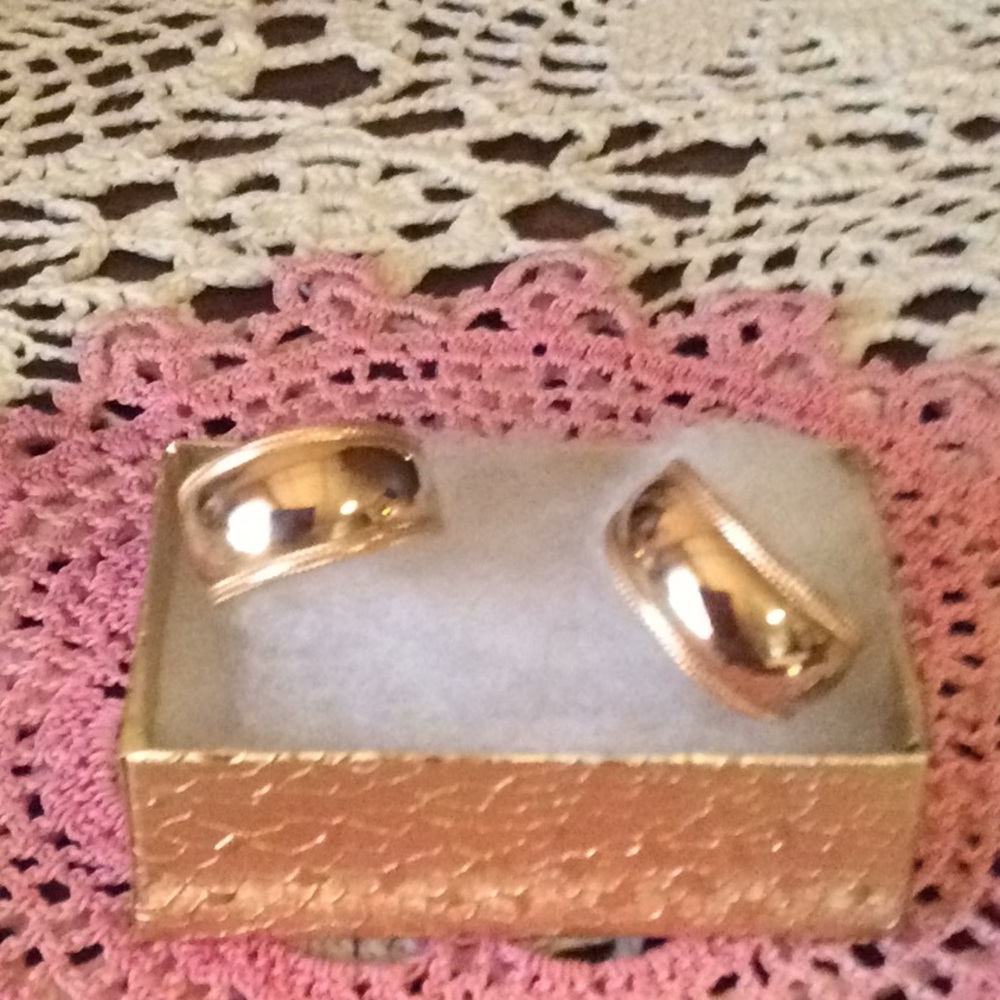 14K Yellow Gold earrings